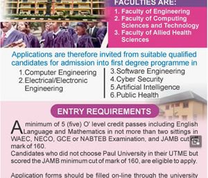 ADMISSION! ADMISSION!! ADMISSION!!!